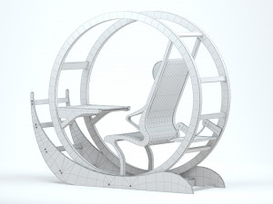 Azbi Chair 3D मॉडल