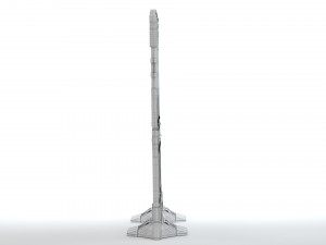 Plastic Construction Barrier Modelo 3D