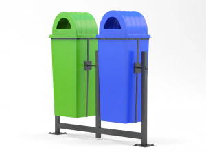Trash Can Outdoor 05 3D Model