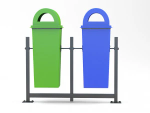 Trash Can Outdoor 05 3D Model