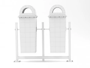 Trash Can Outdoor 05 3D Model