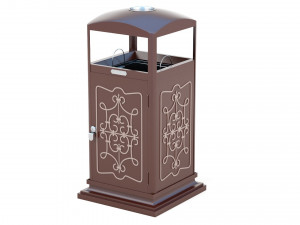 Trash Can Outdoor 07 3D 模型