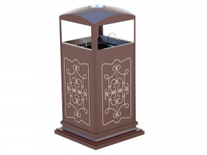 Trash Can Outdoor 07 Modelo 3D