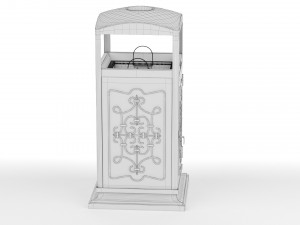 Trash Can Outdoor 07 Modelo 3D