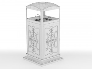 Trash Can Outdoor 07 Modelo 3D