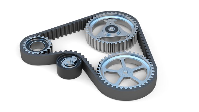 Car Timing Belt Modèle 3D .c4d .max .obj .3ds .fbx .stl .blend 