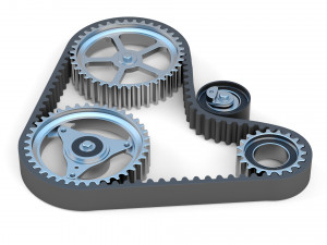 Car Timing Belt Modèle 3D