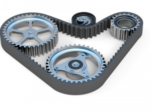 Car Timing Belt Modèle 3D