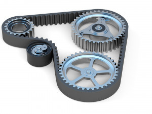 Car Timing Belt Modèle 3D