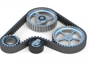 Car Timing Belt Modèle 3D