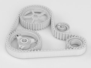 Car Timing Belt Modèle 3D