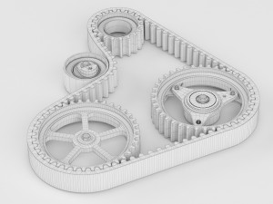 Car Timing Belt Modèle 3D
