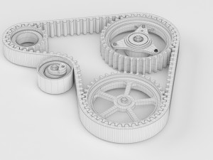 Car Timing Belt Modèle 3D