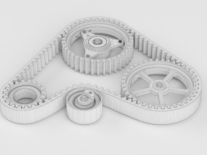 Car Timing Belt Modèle 3D