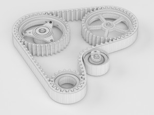 Car Timing Belt Modèle 3D