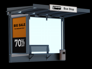 Bus stop 01 3Dモデル