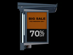 Bus stop 01 3D Model