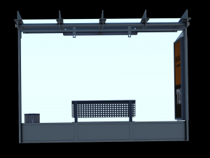 Bus stop 01 3Dモデル
