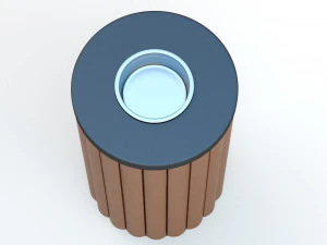 Bus stop 01 3D Model
