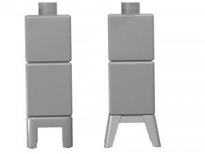 Fireplace Stove Cubi Stack wood Modèle 3D