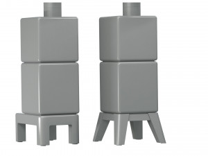 Fireplace Stove Cubi Stack wood Modèle 3D