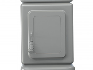 Fireplace Stove Cubi Stack wood Modèle 3D
