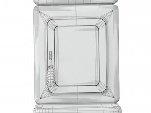 Fireplace Stove Cubi Stack wood Modèle 3D