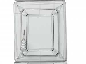 Fireplace Stove Cubi Stack wood Modèle 3D