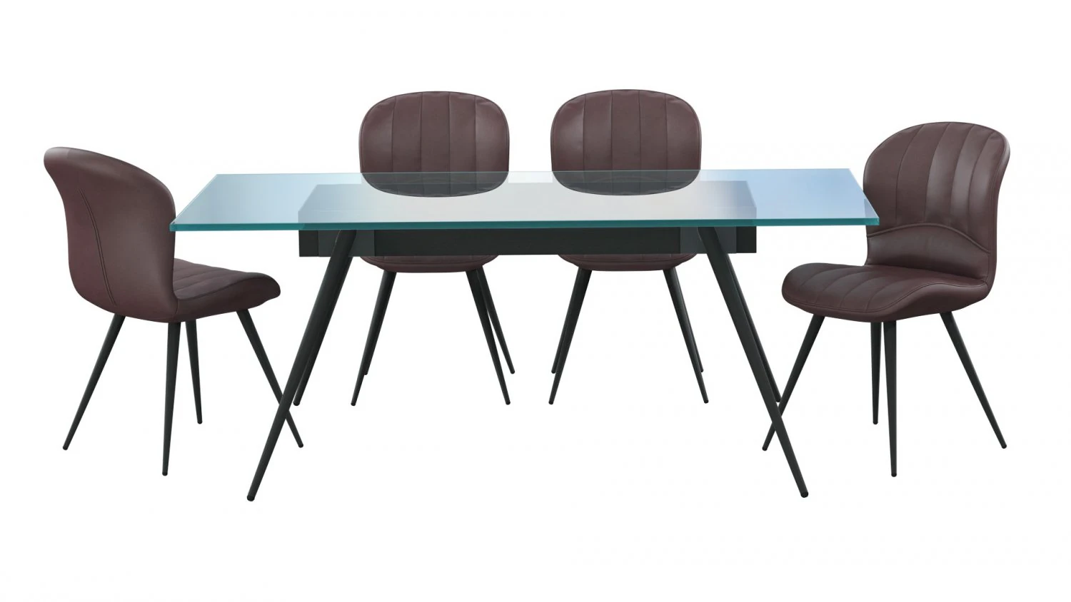 Chair AMF Frensis and Table 3D Model .c4d .max .obj .3ds .fbx .stl .blend 