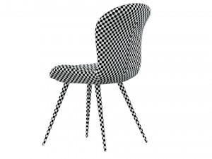Chair AMF Frensis and Table 3D Model