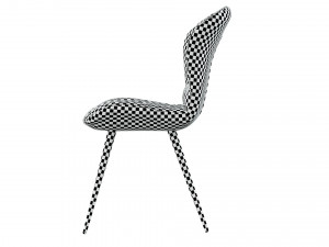 Chair AMF Frensis and Table 3D Model