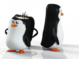 Penguins of Madagascar 3D Model
