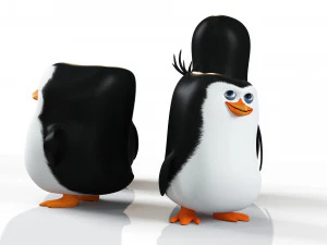 Penguins of Madagascar 3D Model