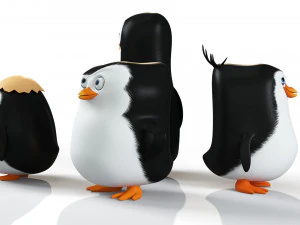 Penguins of Madagascar 3D Model