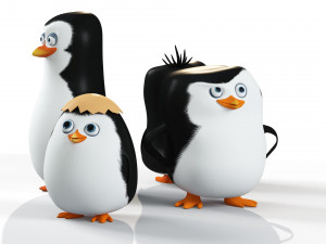 Penguins of Madagascar 3D-Modell