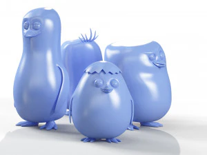 Penguins of Madagascar 3D Model