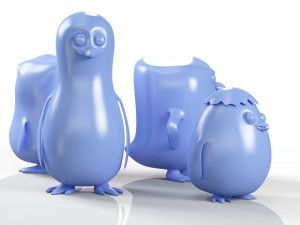 Penguins of Madagascar 3D-Modell