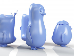 Penguins of Madagascar 3D-Modell