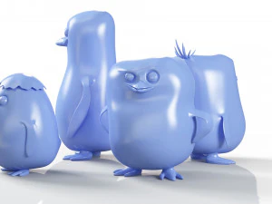 Penguins of Madagascar 3D Model