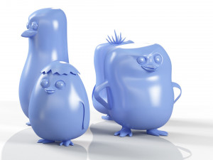 Penguins of Madagascar 3D-Modell
