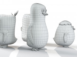Penguins of Madagascar 3D-Modell