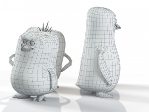 Penguins of Madagascar 3D-Modell