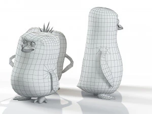 Penguins of Madagascar 3D Model