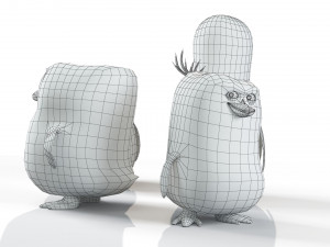 Penguins of Madagascar 3D-Modell