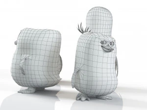 Penguins of Madagascar 3D Model