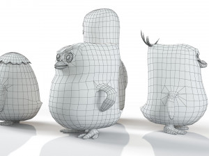 Penguins of Madagascar 3D-Modell