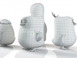 Penguins of Madagascar 3D Model