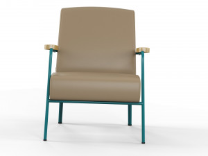 Fauteuil de Salon lounge chair Modèle 3D