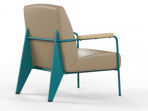 Fauteuil de Salon lounge chair Modèle 3D