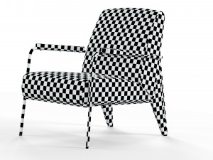 Fauteuil de Salon lounge chair Modèle 3D